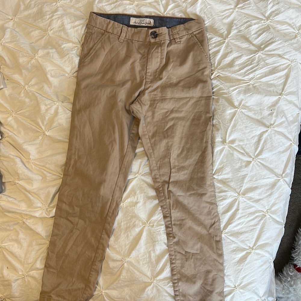 Boys adjustable slim fit chinos